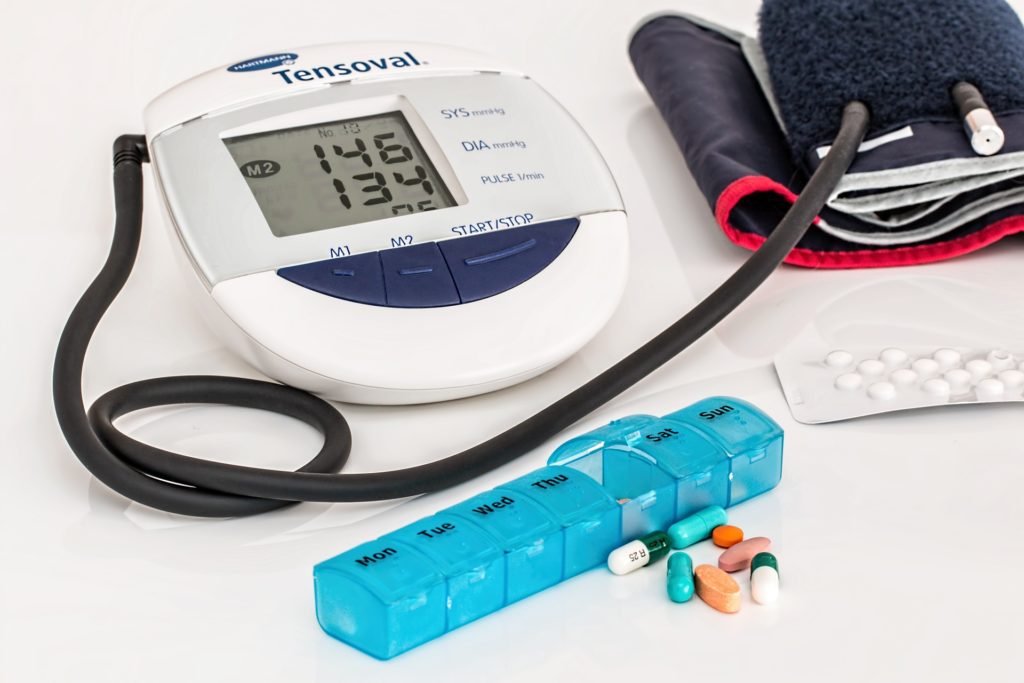 Blood pressure drugs and measuring equipment 