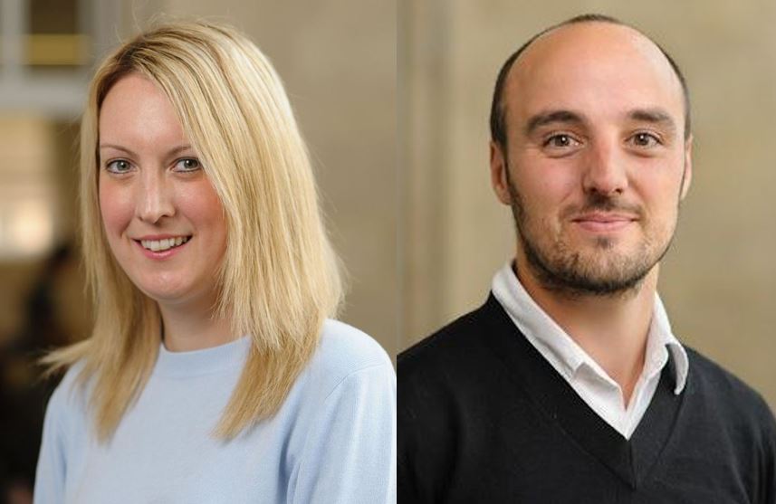 composite picture of Dr Clare Taylor and Dr Nick Jones