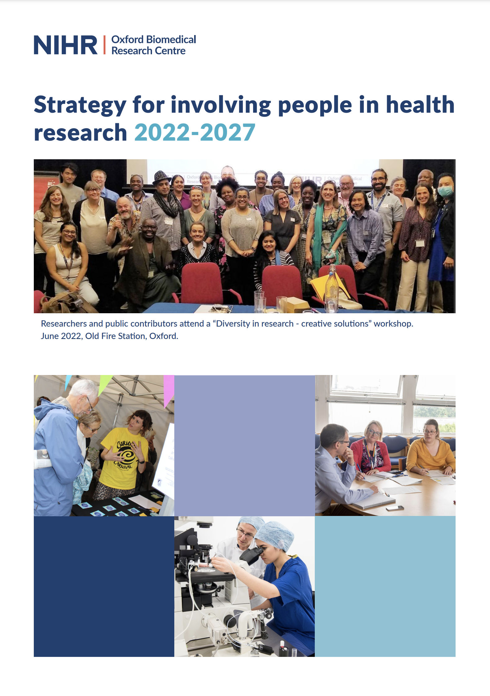 Preview of PDF link: Strategy for involving people in health research 2022-2027 /