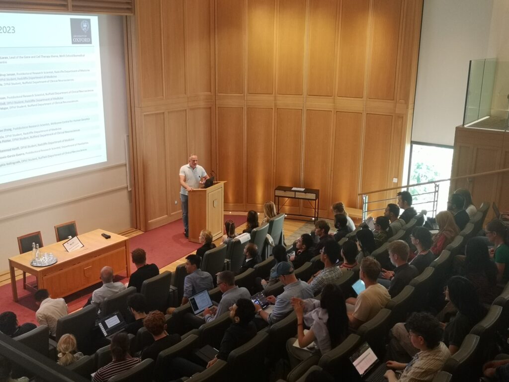 Professor MacLaren opens the CRISPR workshop