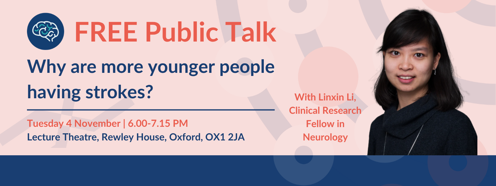 FREE Public Talk – Why are more younger people having strokes?