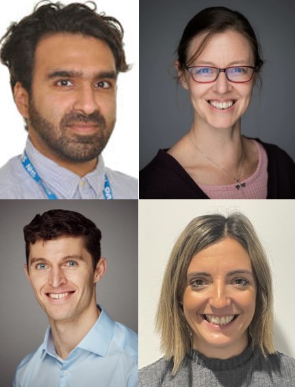 composite picture of the four successful candidates