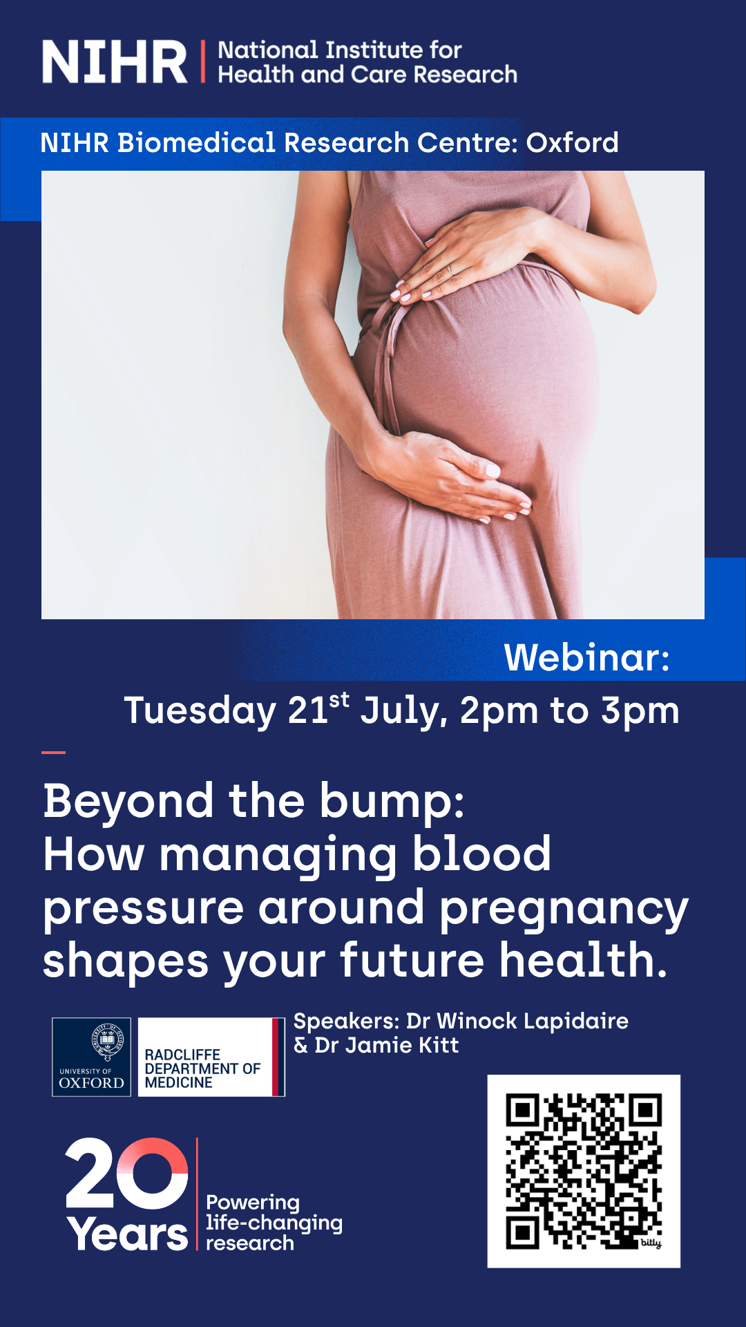 Webinar Beyond the Bump social media graphic